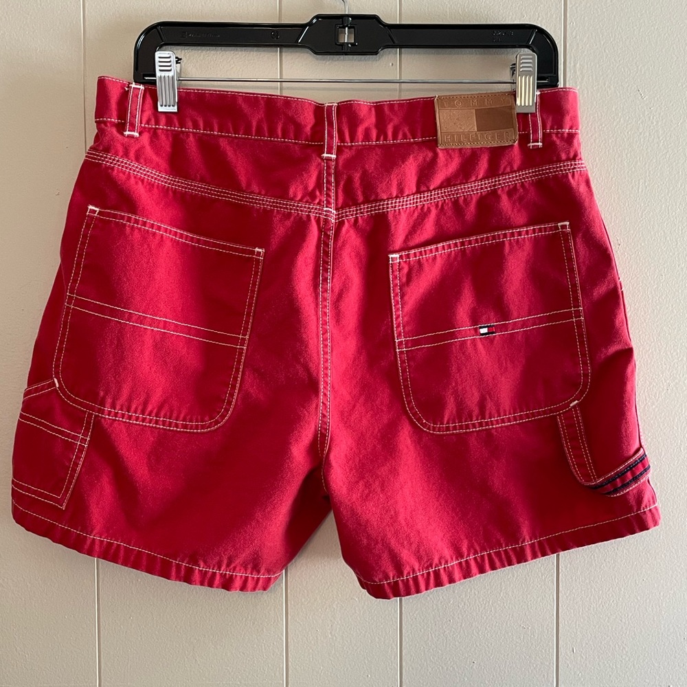 Vintage Tommy Hilfiger Mid-Rise Y2K 4” Carpenter Shorts - Picture 2 of 6